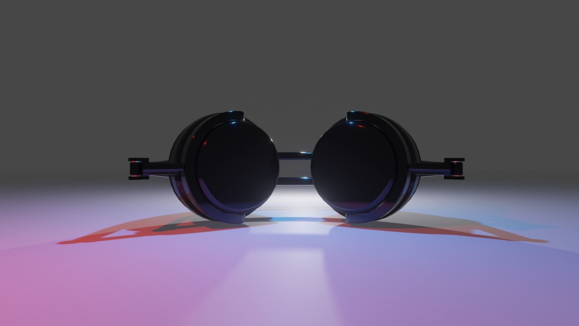 Headphone 3D Model pair of headphones 3D model_3