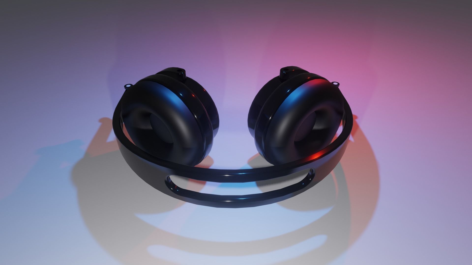 Headphone 3D Model pair of headphones 3D model_5