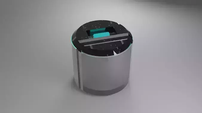 Modern Sci-Fi Laboratory Machine