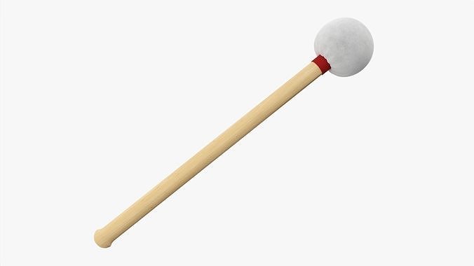 Bass drum mallet 3D model