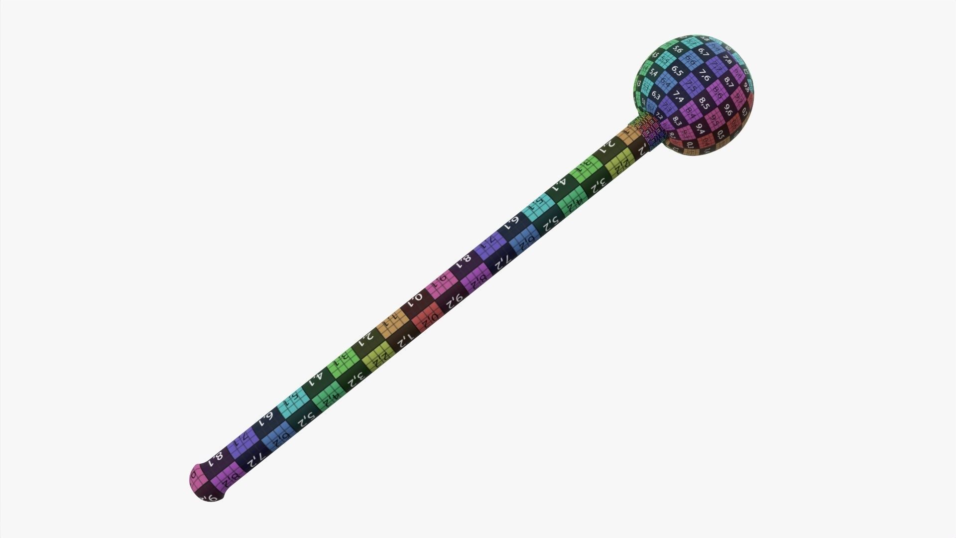 Bass drum mallet 3D model_7