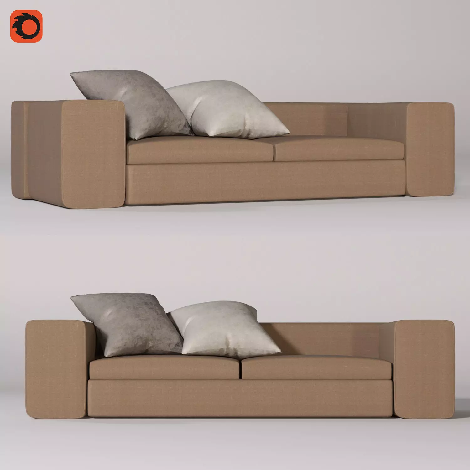 Modern modular sofa Free 3D model