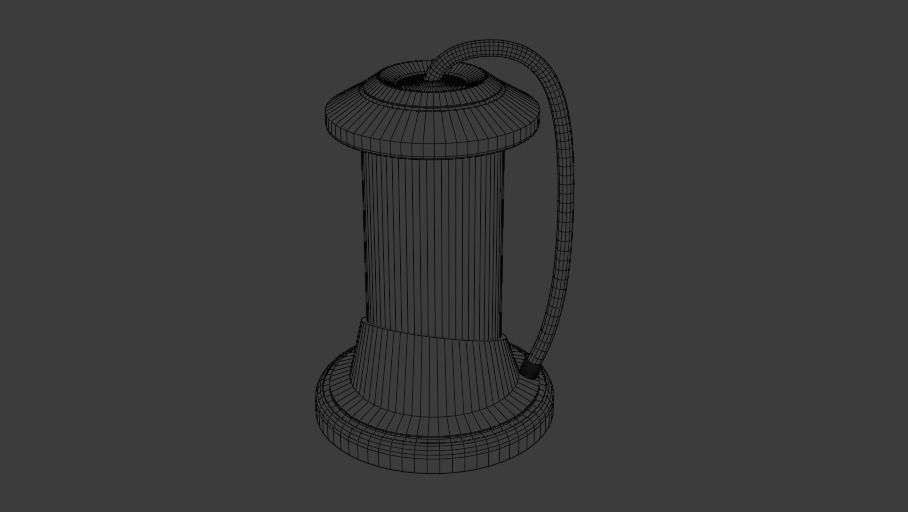 Modern Sci-fi Laboratory Machine 3D model_8