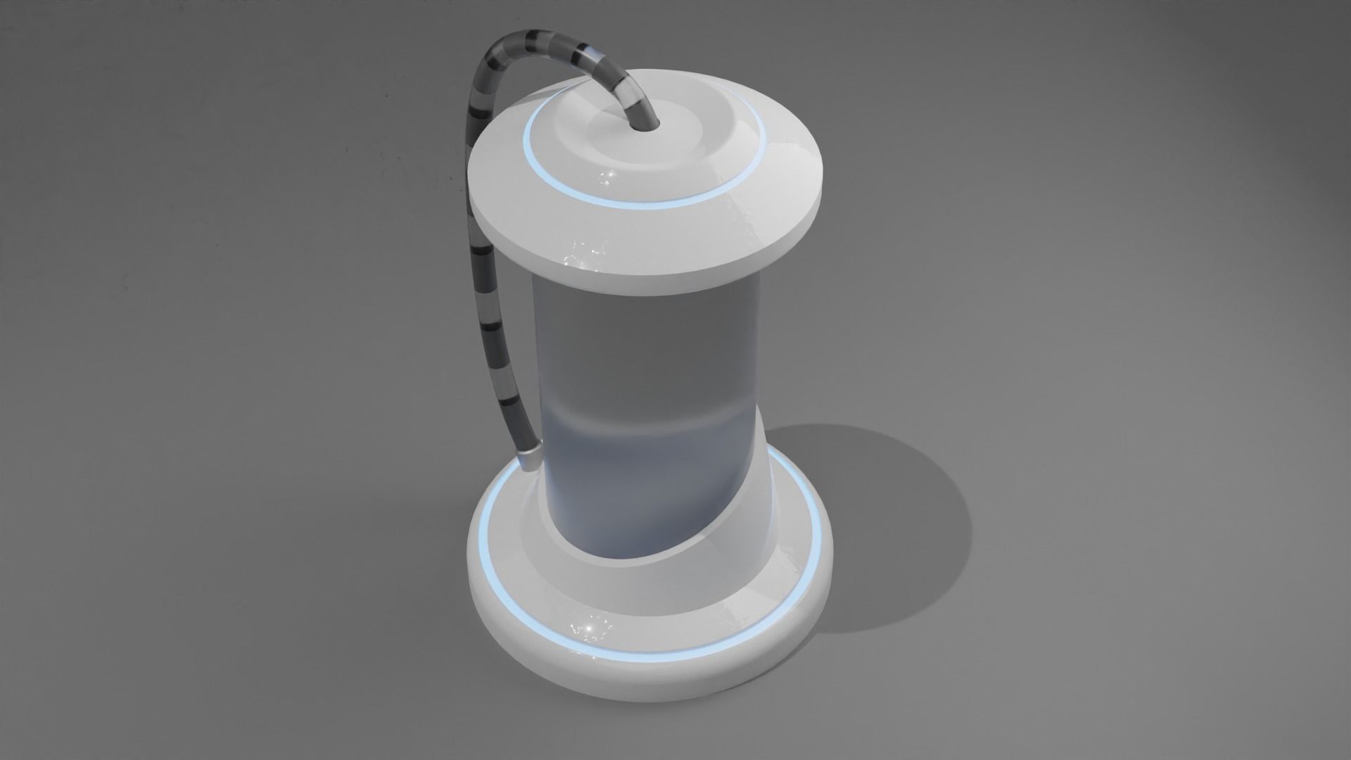 Modern Sci-fi Laboratory Machine 3D model_4