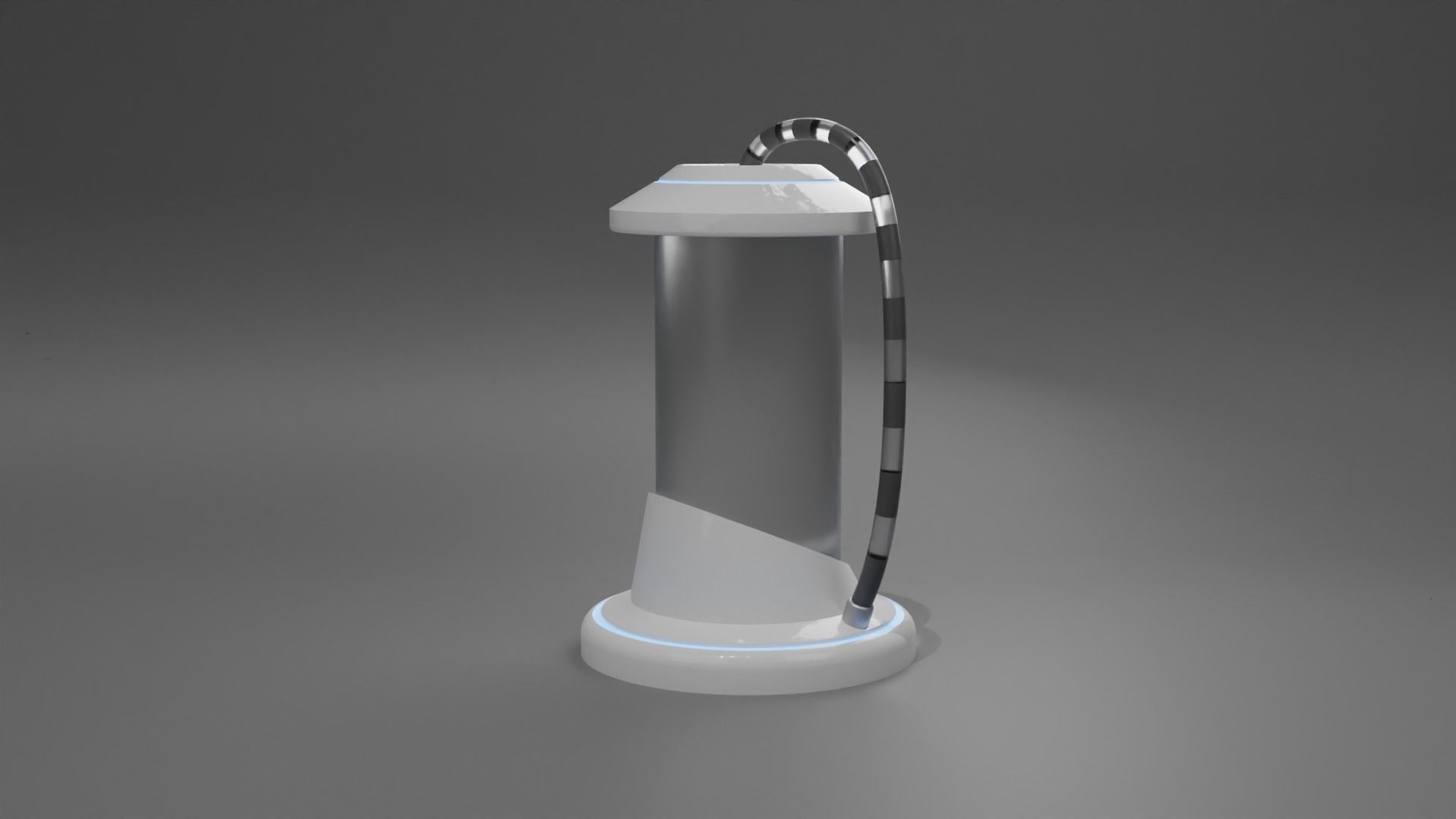 Modern Sci-fi Laboratory Machine 3D model_5