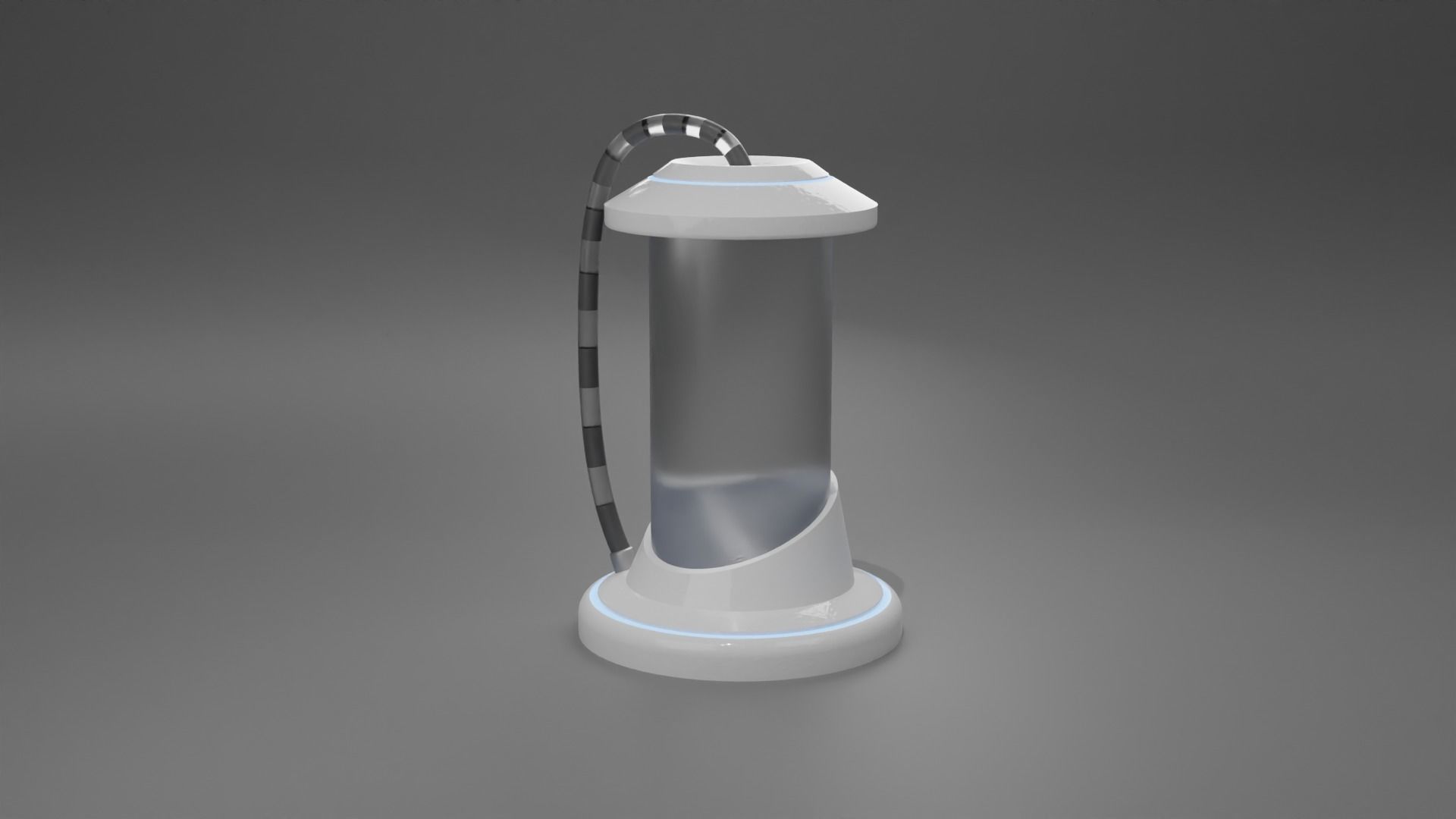 Modern Sci-fi Laboratory Machine 3D model_2