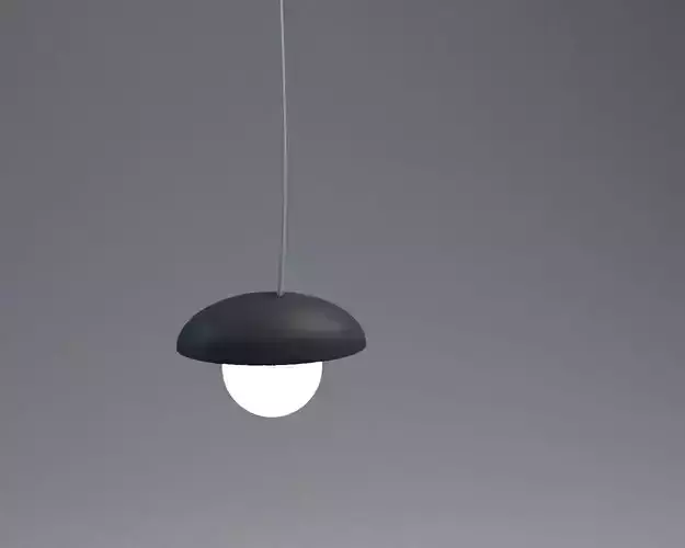 high quality 3D model light bulb