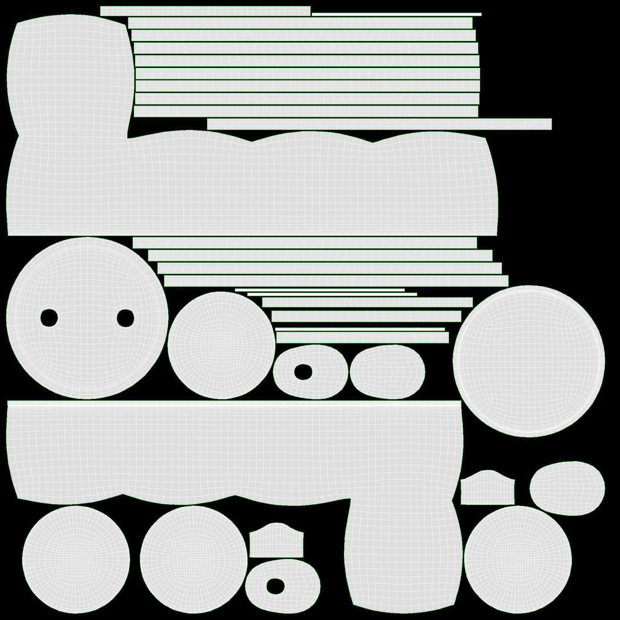 Car spring toy figure 03 smile happy 3D model_12