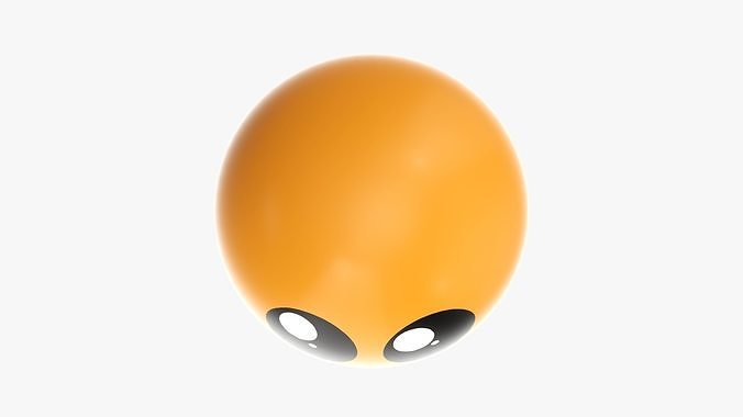 Car spring toy figure 03 smile happy 3D model 6