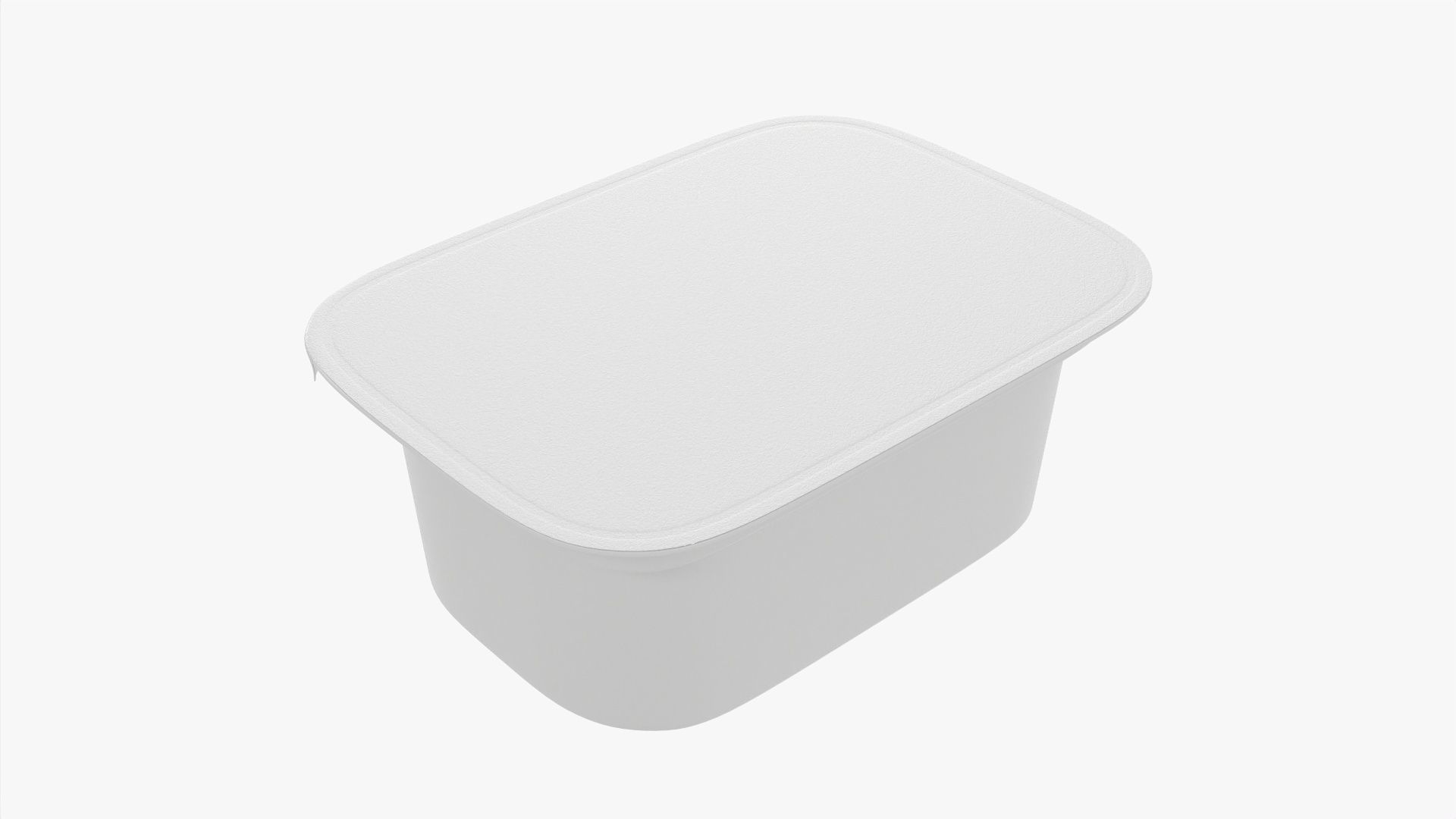 Butter cream cheese packaging mockup 3D model_1