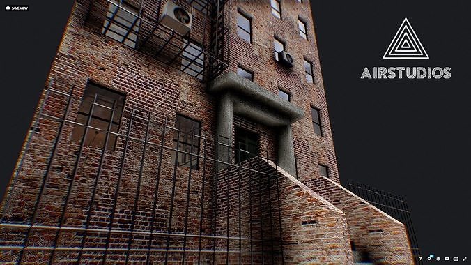 Low Poly - New York Building 3D model