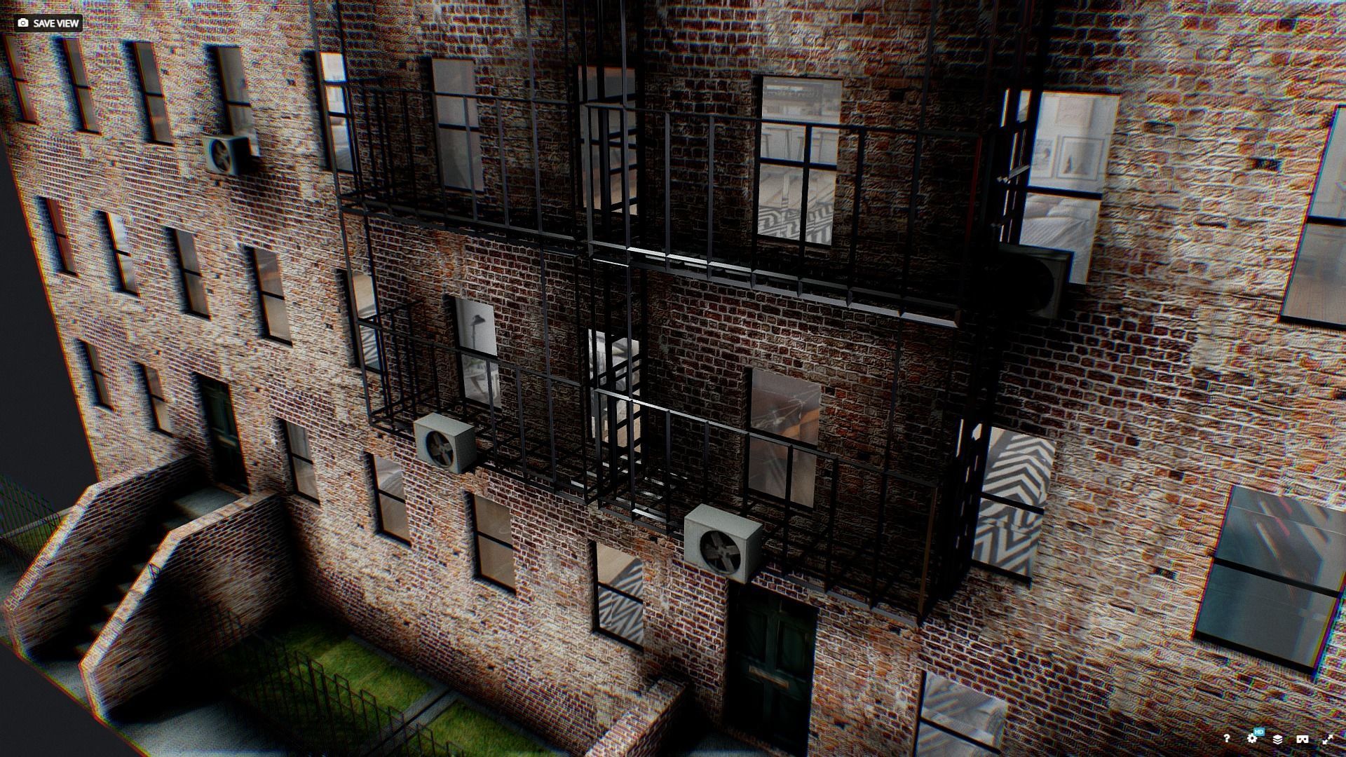 Low Poly - New York Building 3D model_7