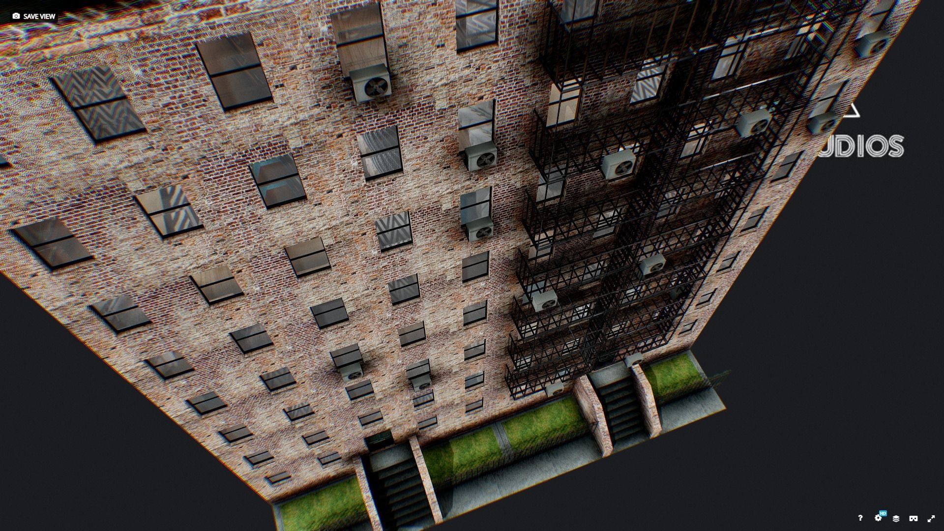 Low Poly - New York Building 3D model_3