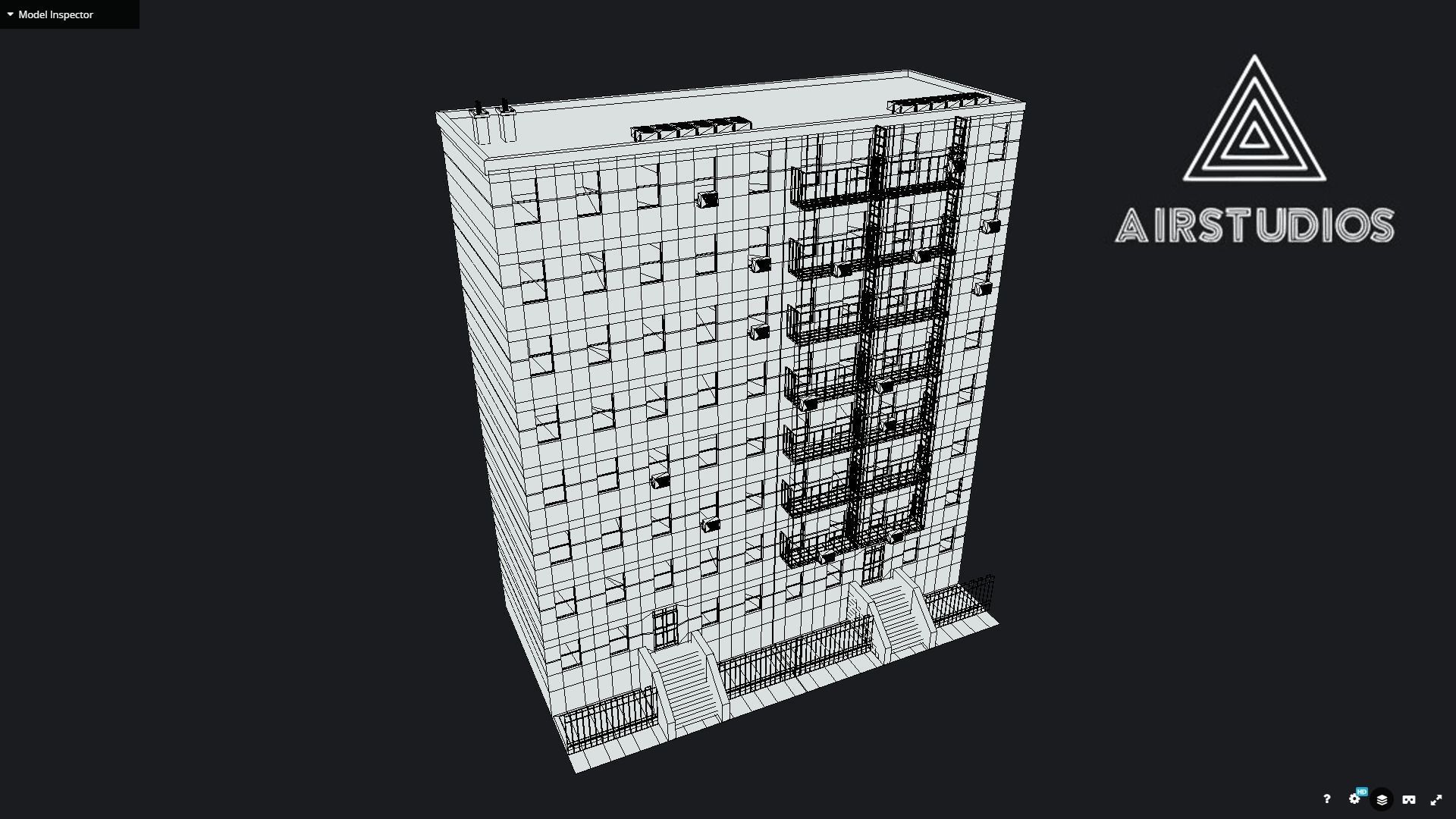 Low Poly - New York Building 3D model_11