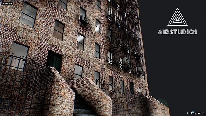 Low Poly - New York Building 3D model
