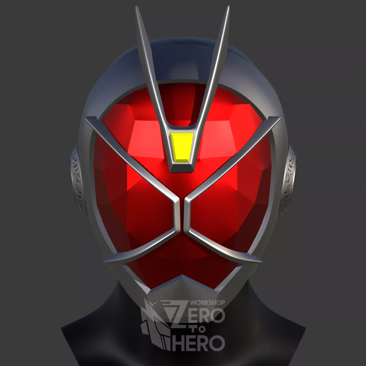 Kamen Rider Wizard Helmet 3D print model