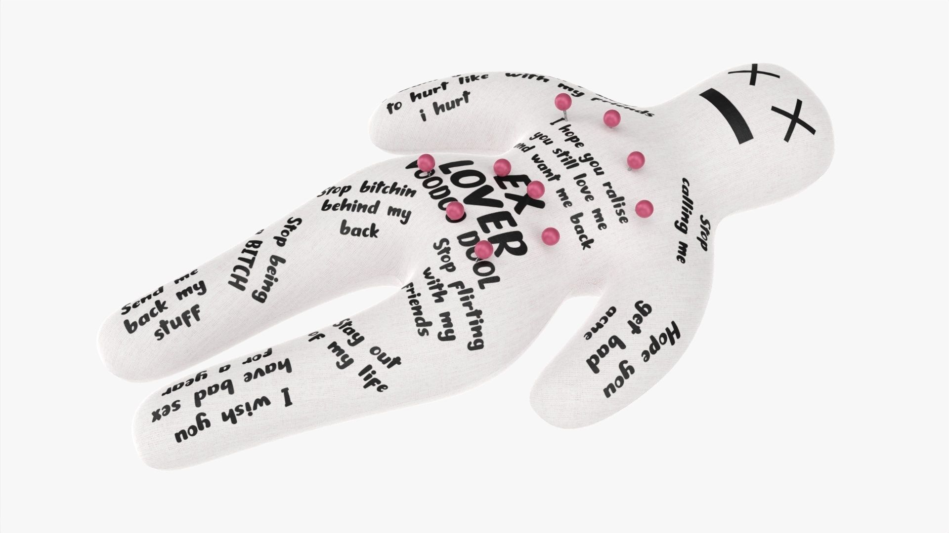 Voodoo ex lover doll 3D model_2
