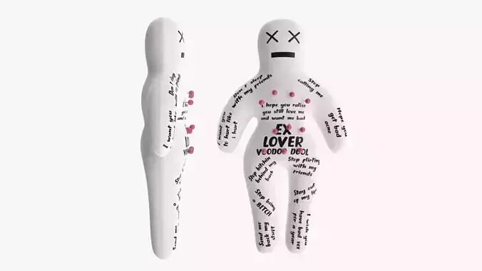 Voodoo ex lover doll 3D model