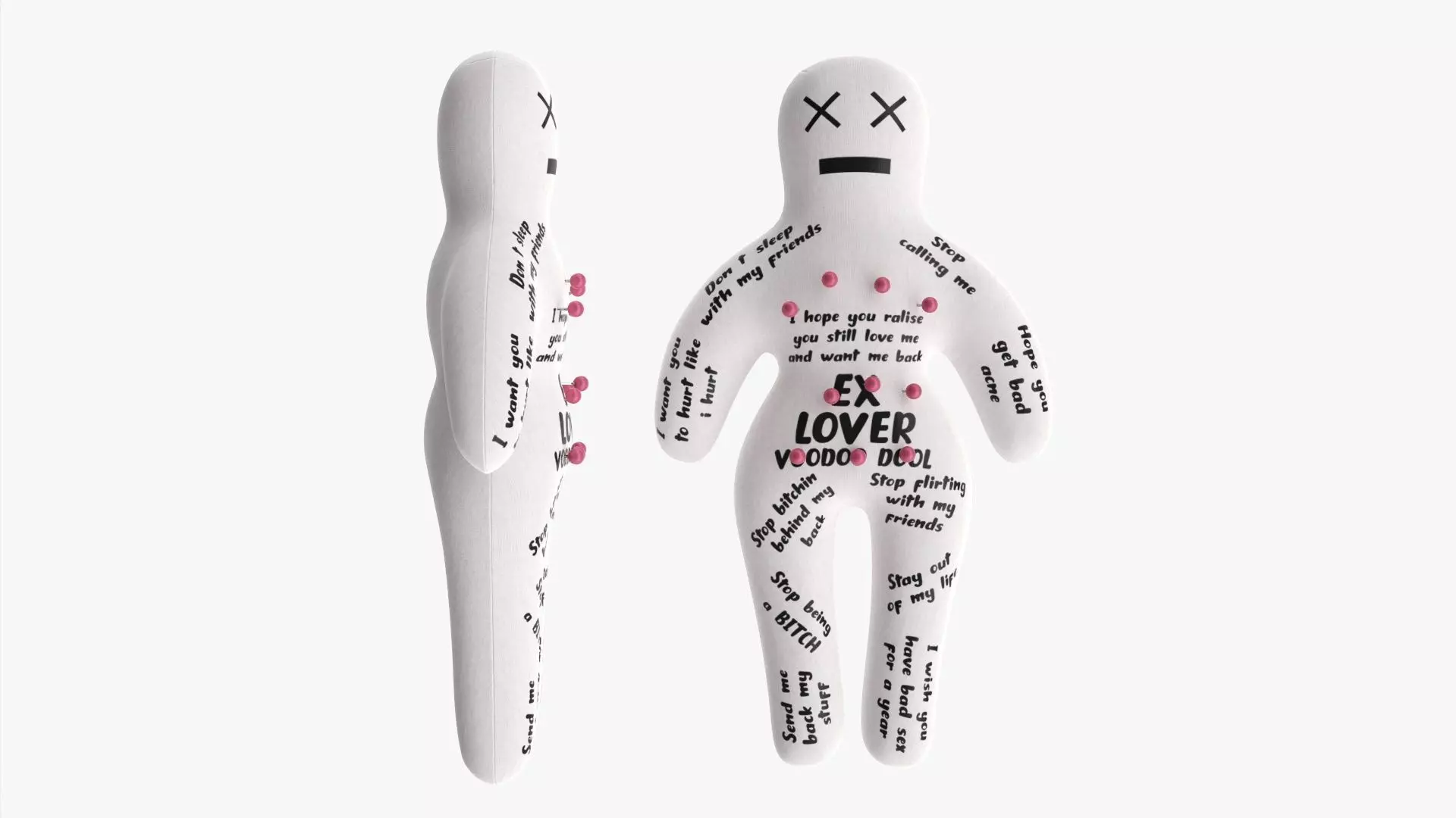 Voodoo ex lover doll 3D model_0