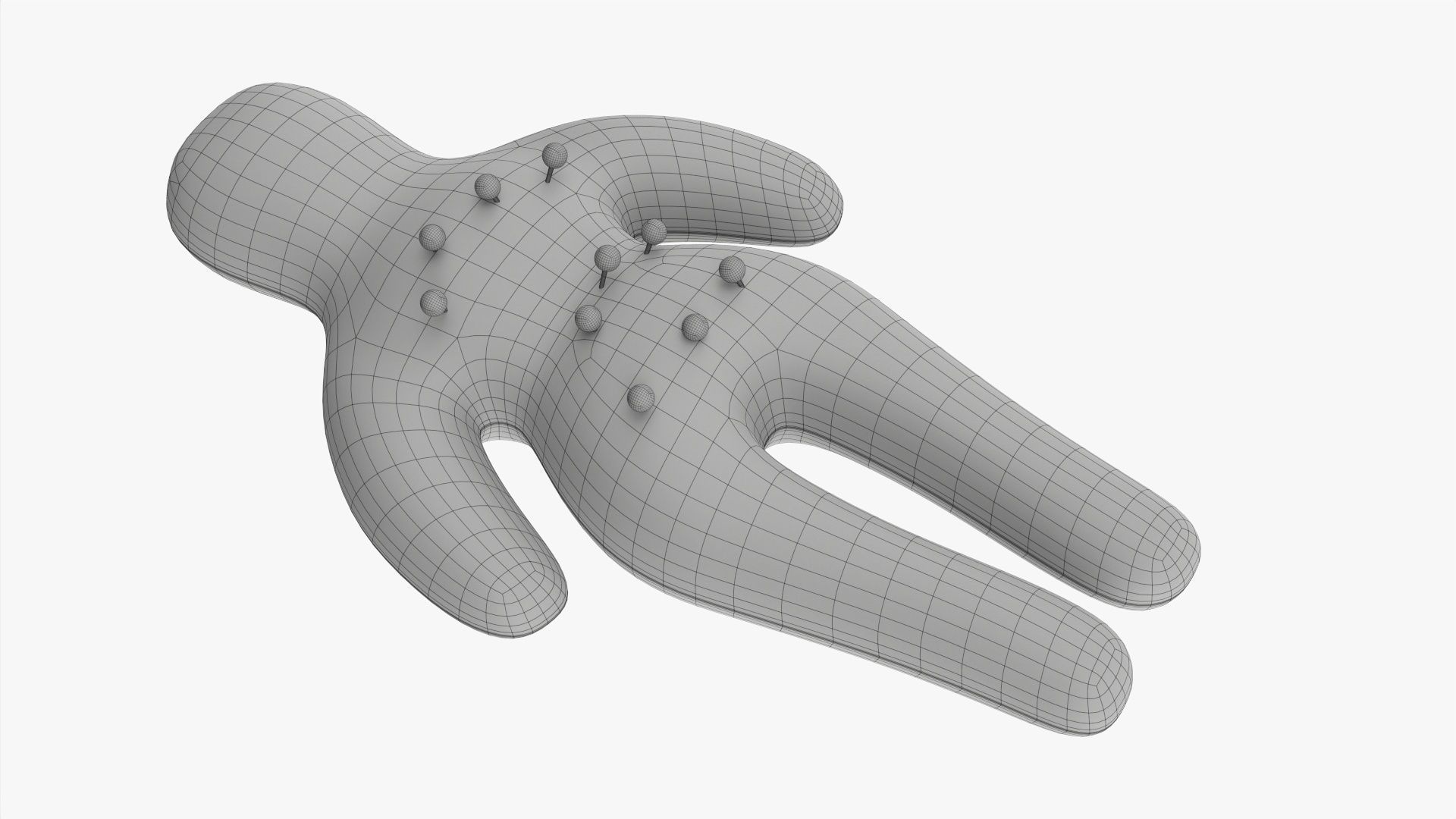 Voodoo ex lover doll 3D model_6