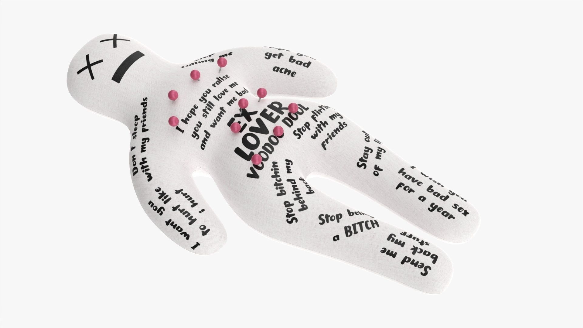 Voodoo ex lover doll 3D model_1