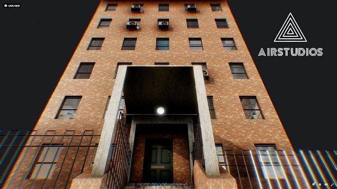 Low Poly - New York Building 3D model