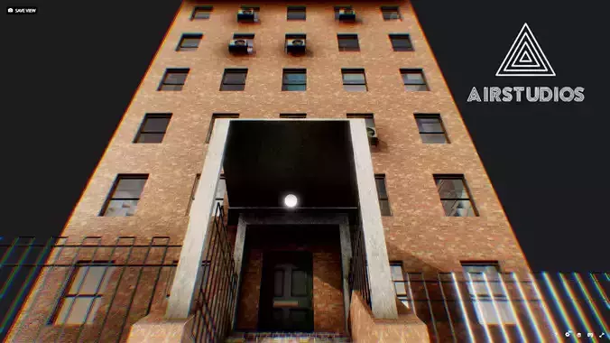 Low Poly - New York Building 3D model