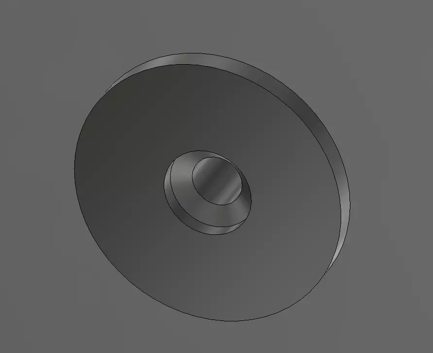 volume knob 3D print model_0