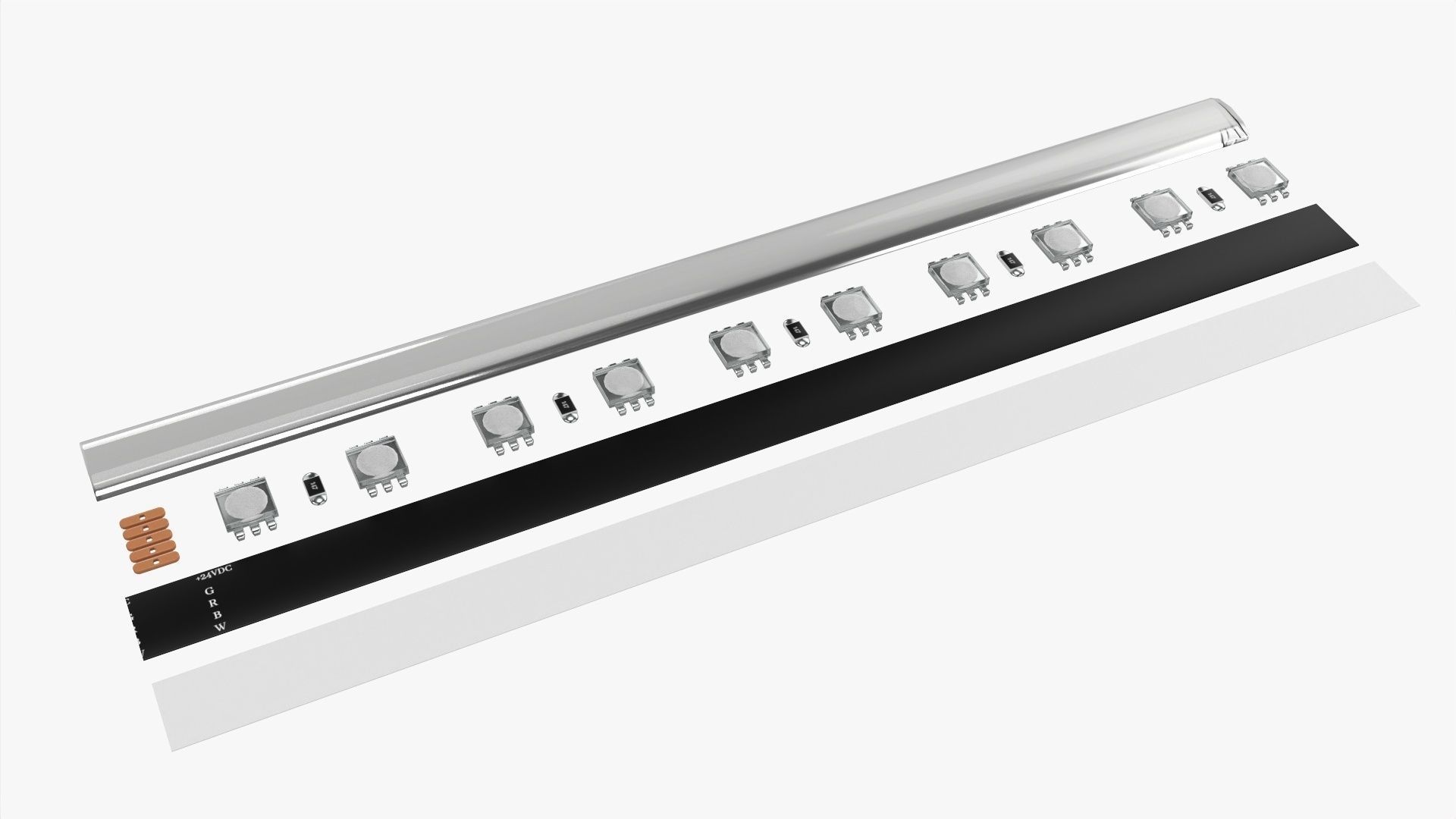 LED strip 3D model_6
