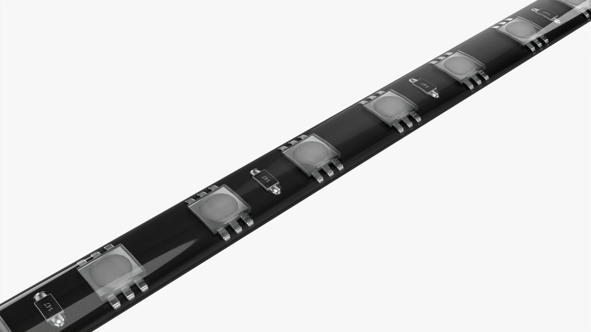 LED strip 3D model_3