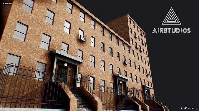 Low Poly - New York Building 3D model