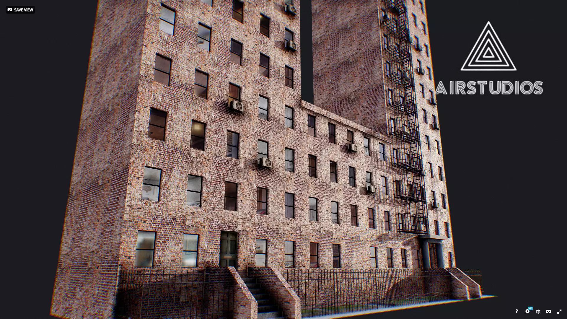 Low Poly - New York Building 3D model