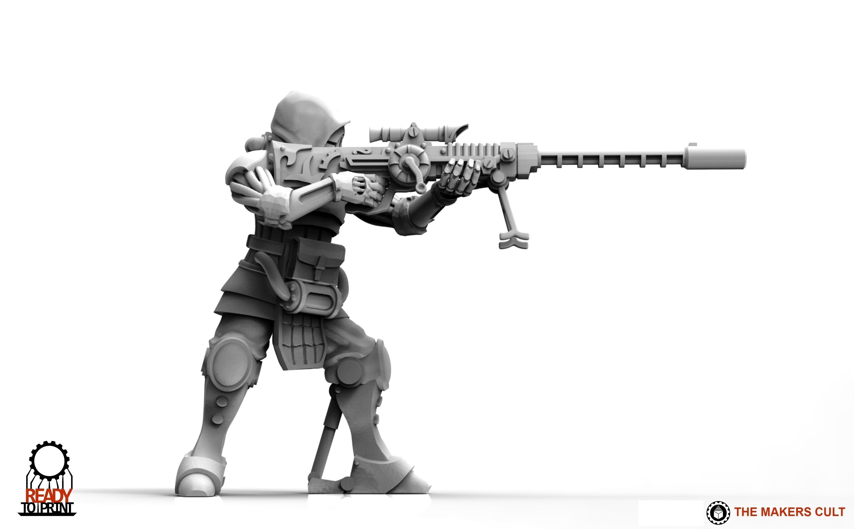 Dark Techno - Oculus Assassin 3D print model_4