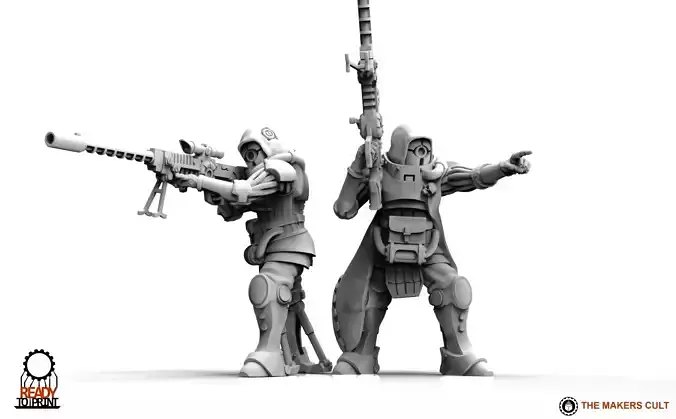 Dark Techno - Oculus Assassin 3D print model