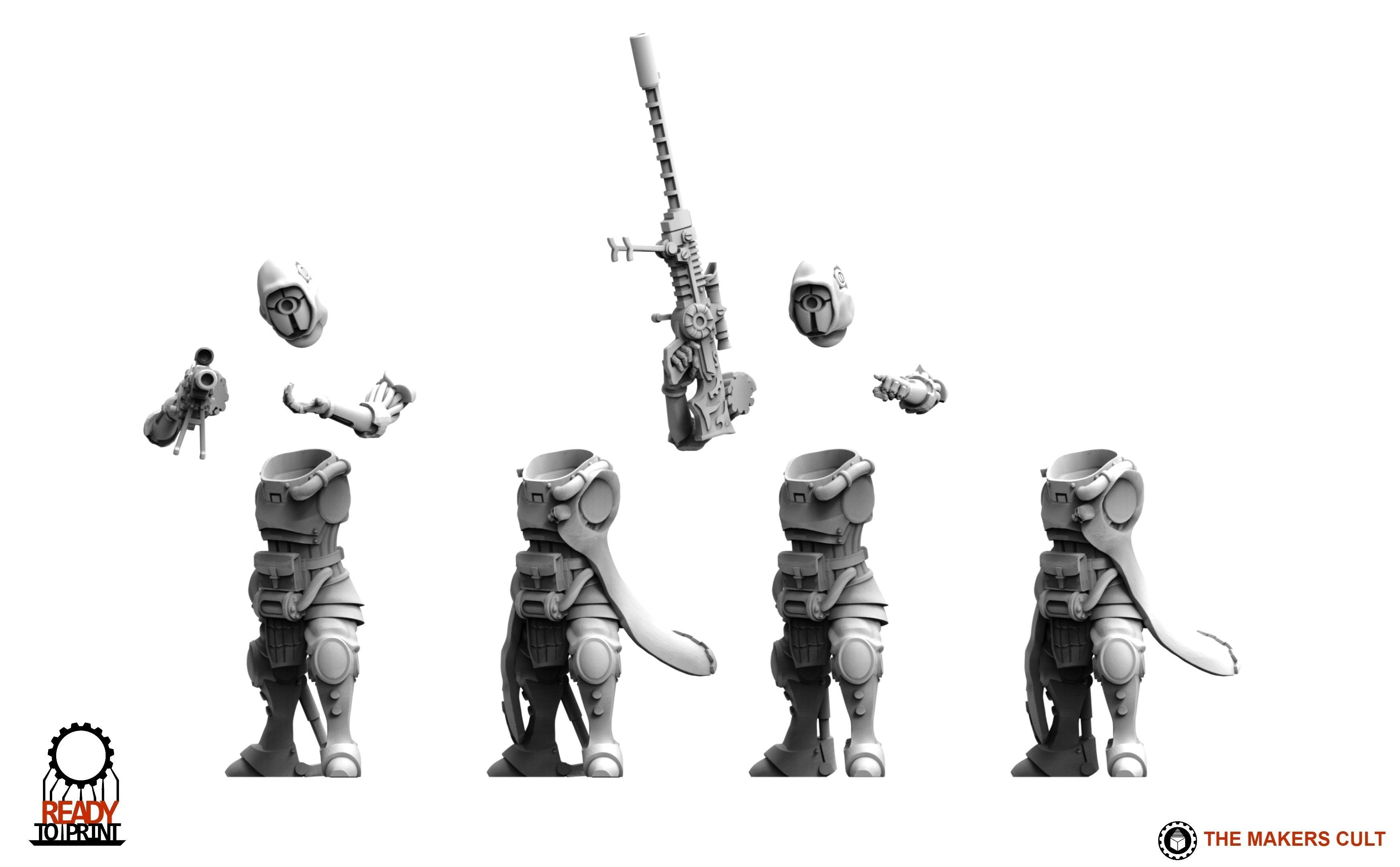 Dark Techno - Oculus Assassin 3D print model_11