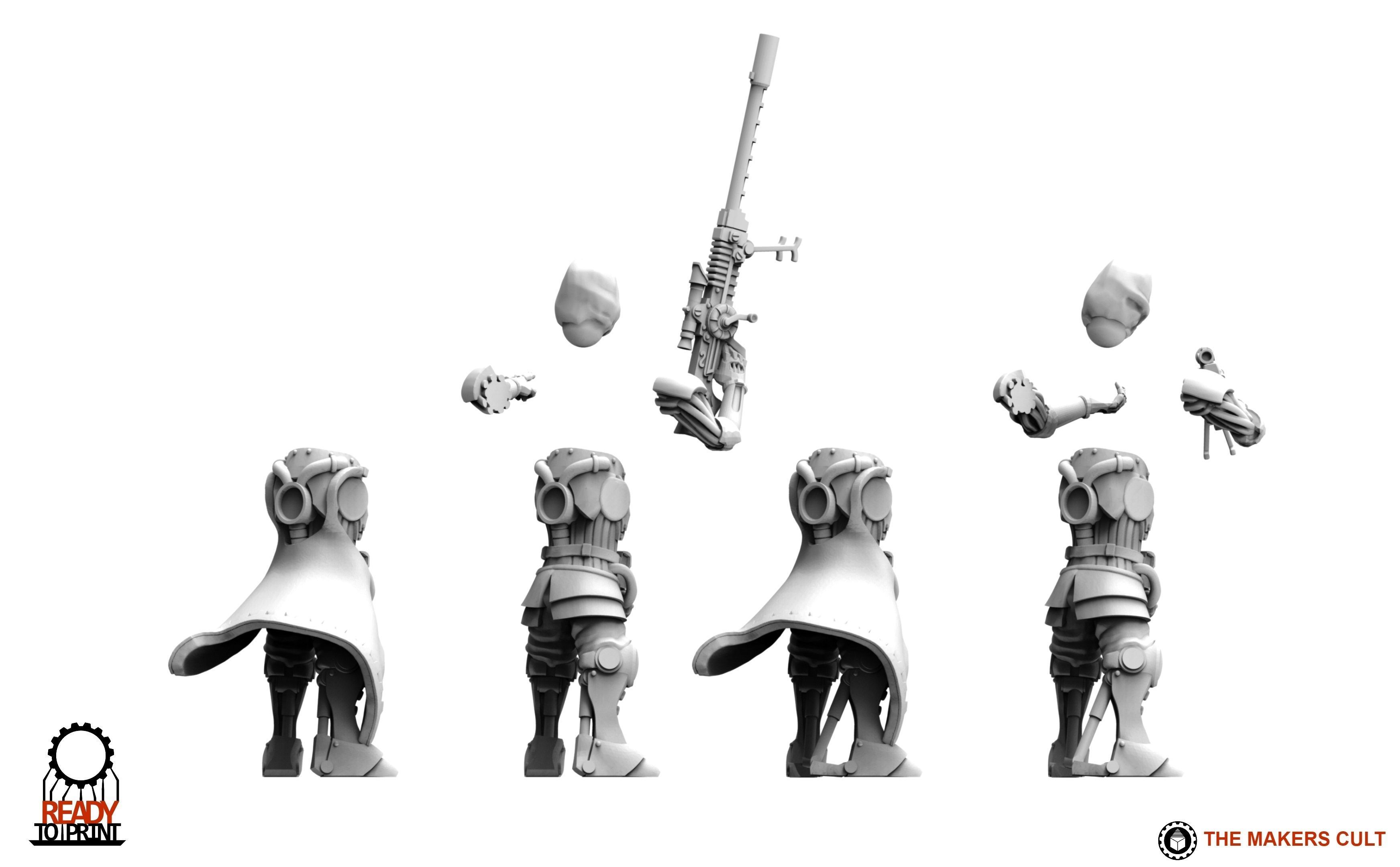 Dark Techno - Oculus Assassin 3D print model_10