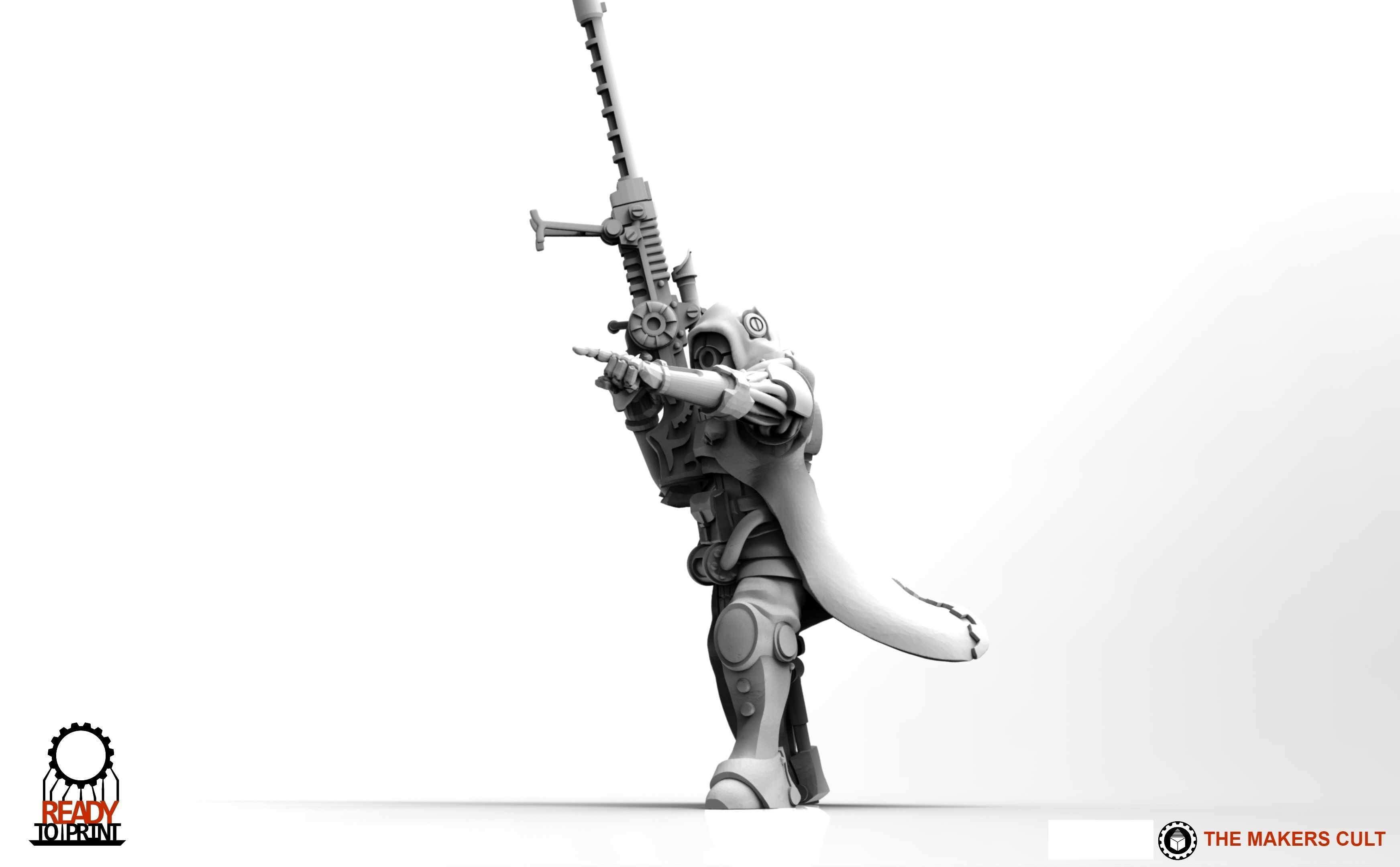 Dark Techno - Oculus Assassin 3D print model_7