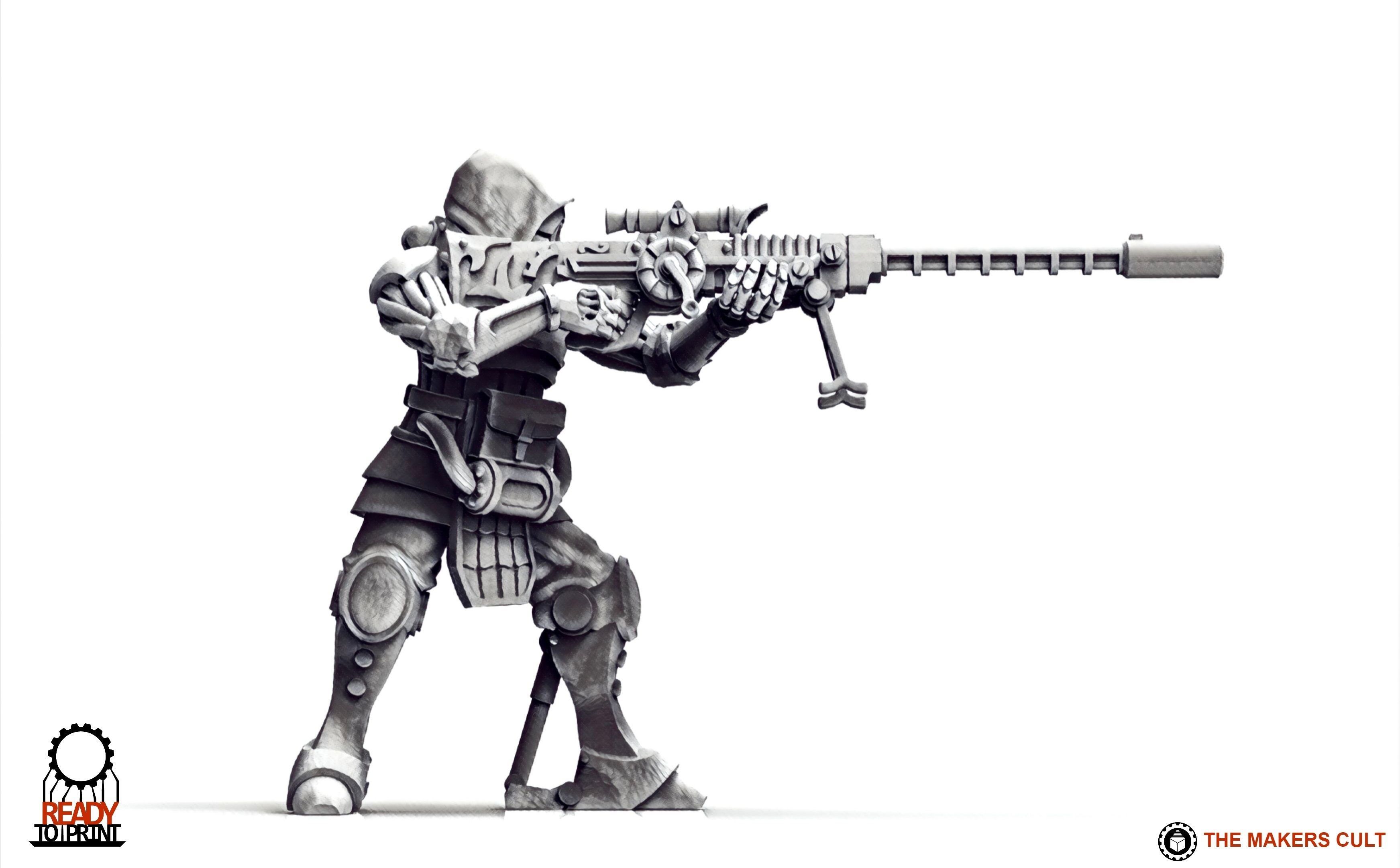 Dark Techno - Oculus Assassin 3D print model_9