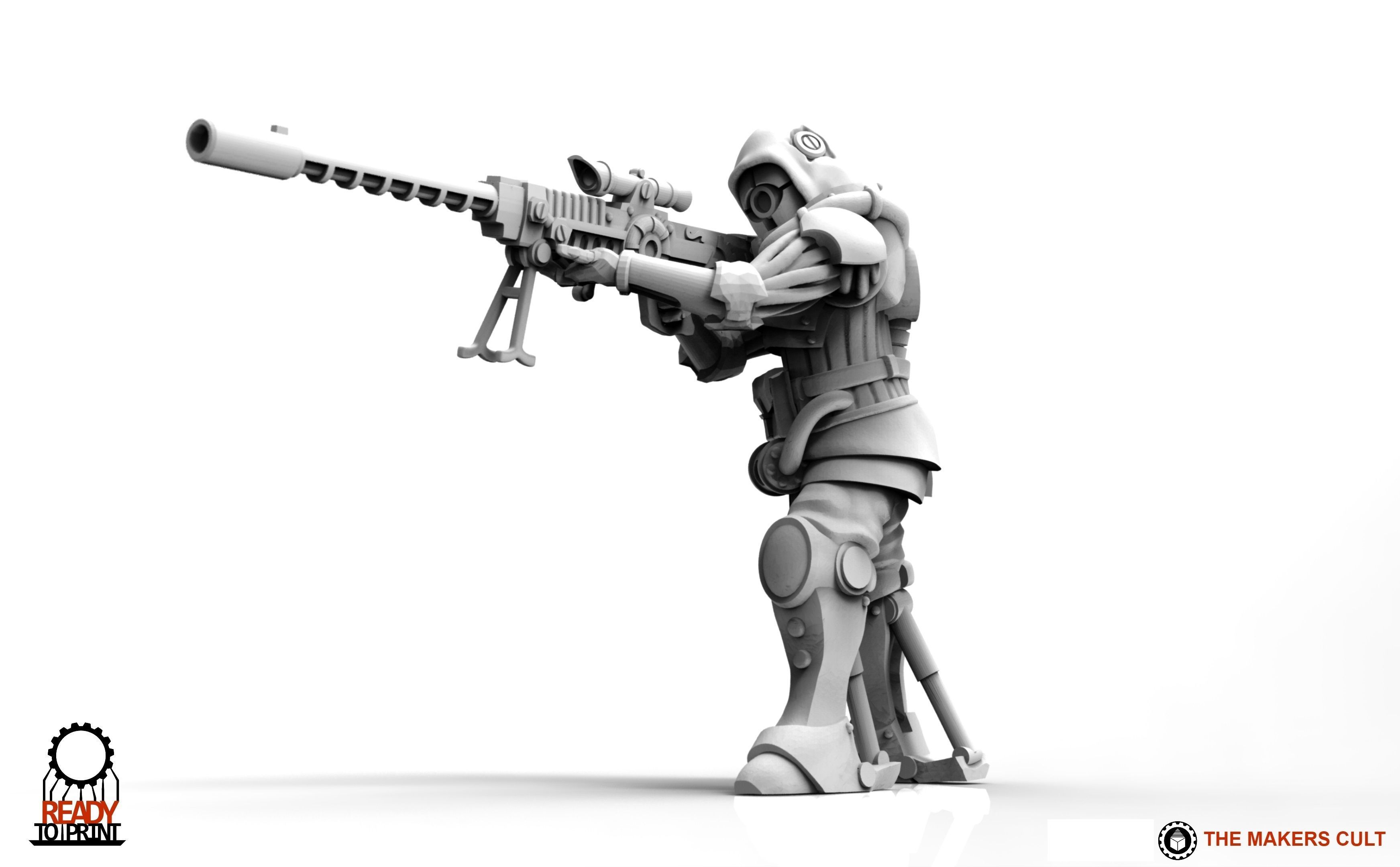 Dark Techno - Oculus Assassin 3D print model_5