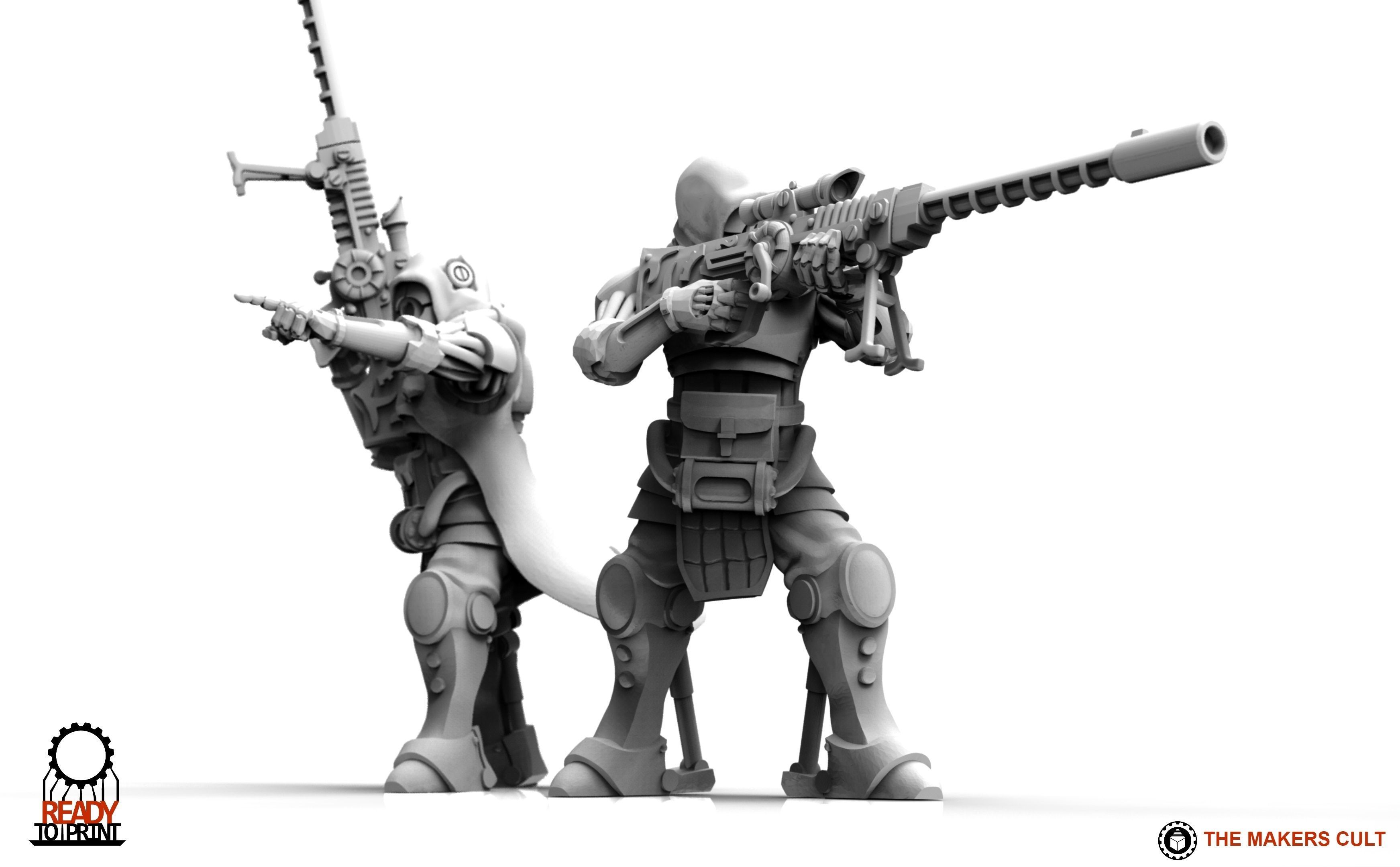 Dark Techno - Oculus Assassin 3D print model_8