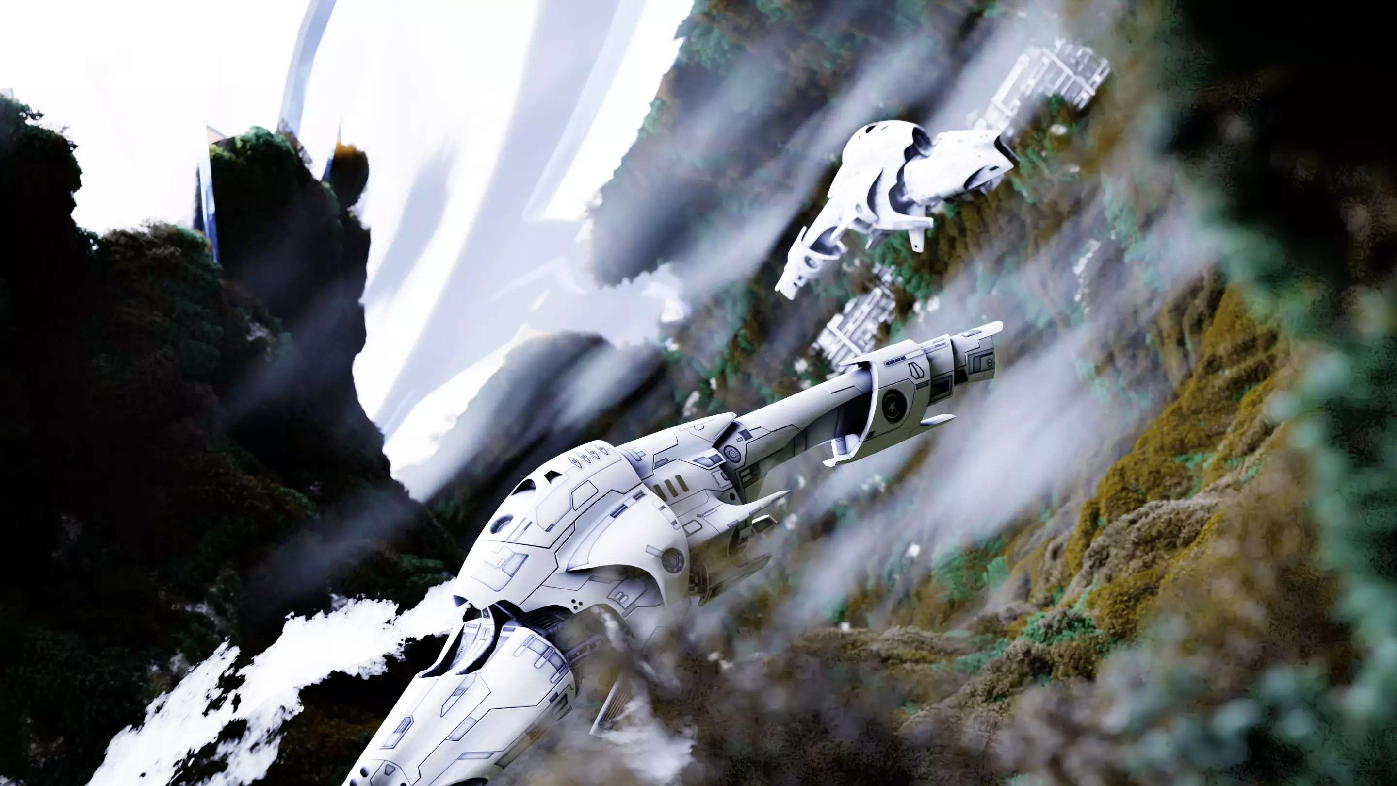 blender Sci fi scenes FBX 3D model_0