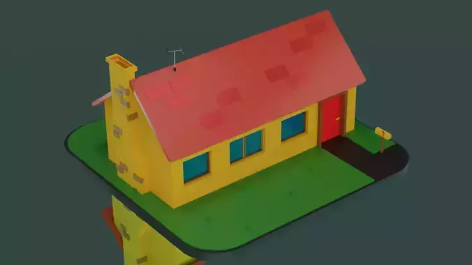 house plastic miniature colorfull minihouse home