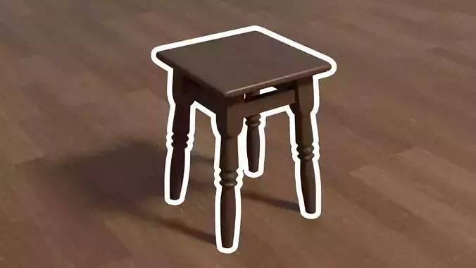 small wooden chair