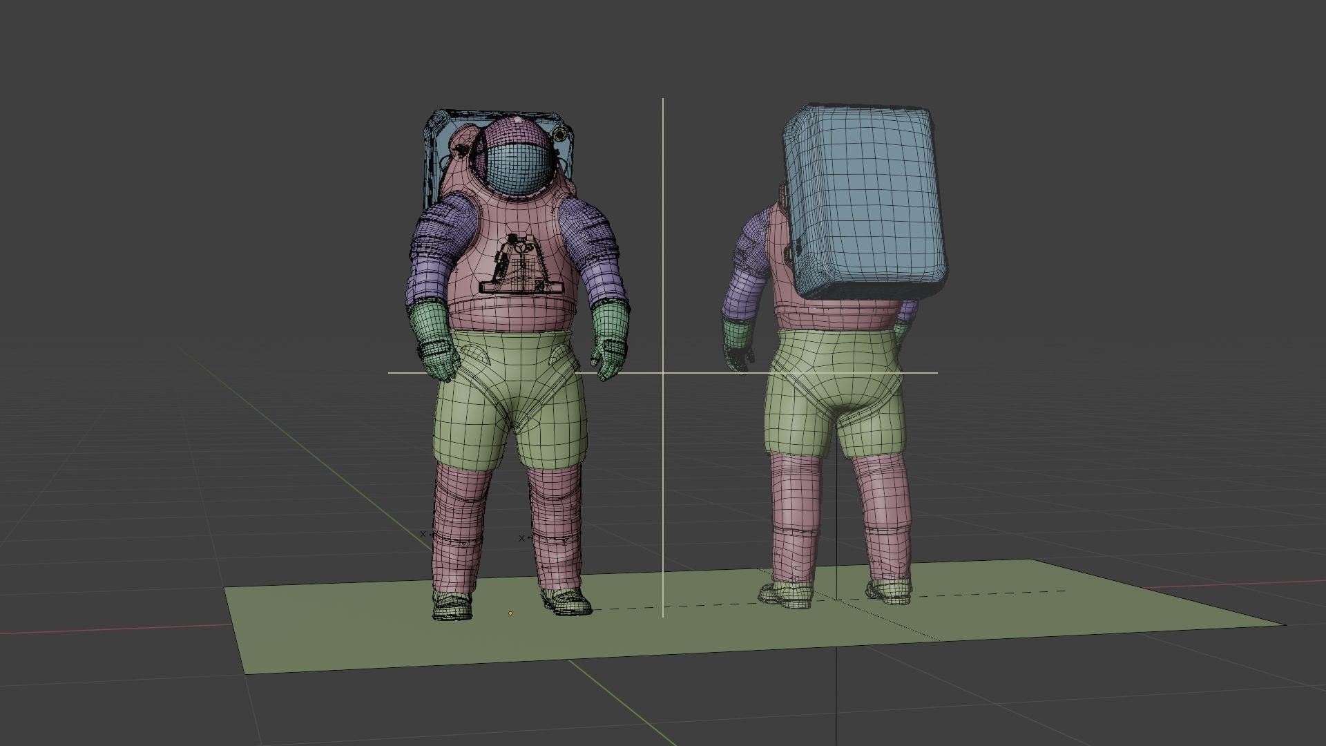 Next Gen XEMU Artemis Spacesuit Rigged 3D model_18