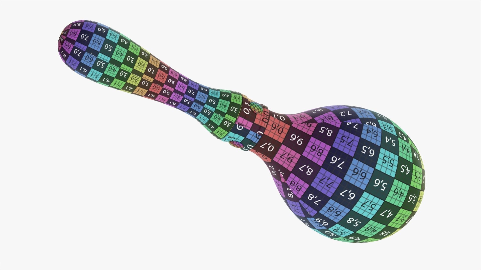 Maracas 04 leather 3D model_13