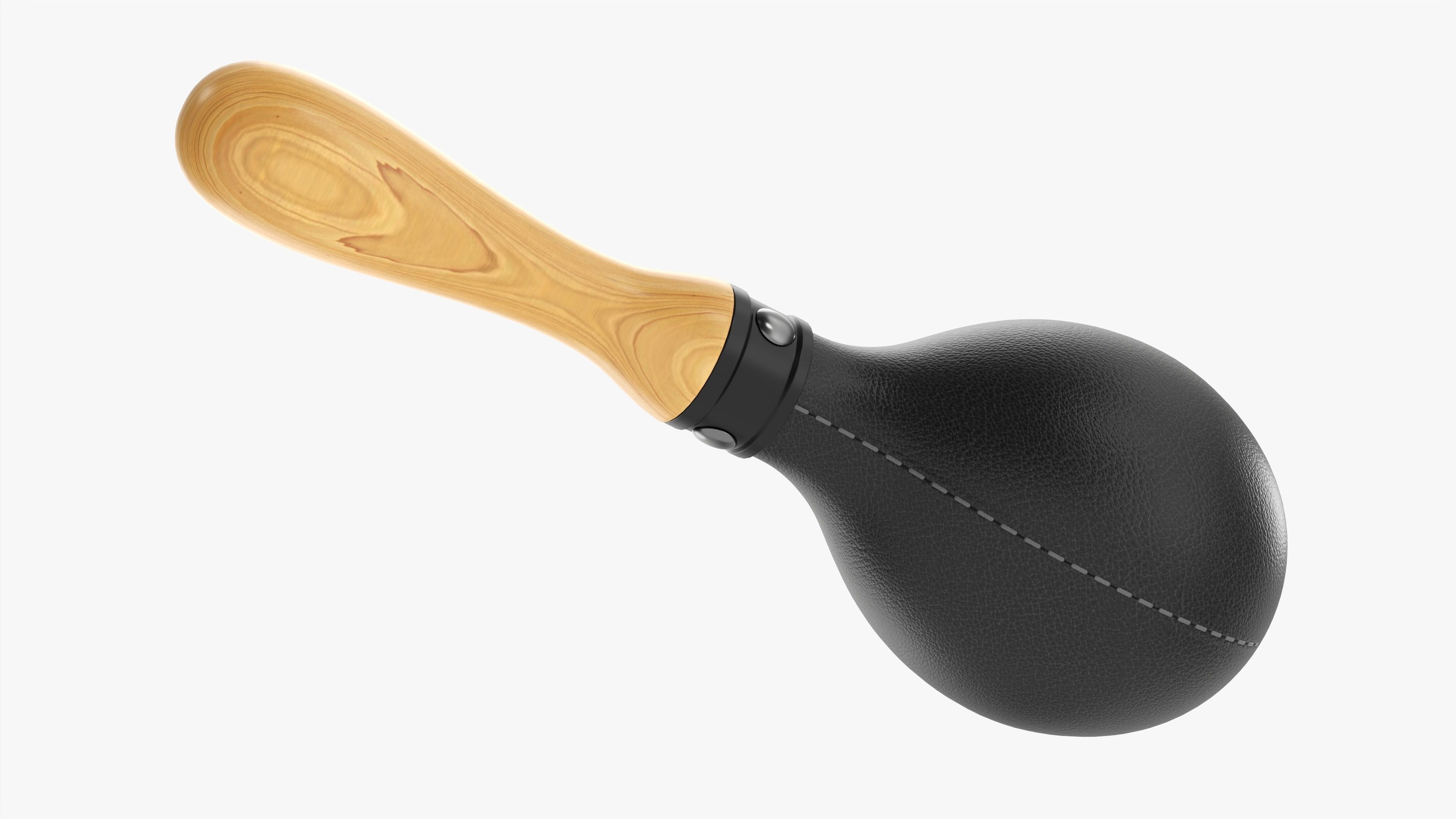 Maracas 04 leather 3D model_2