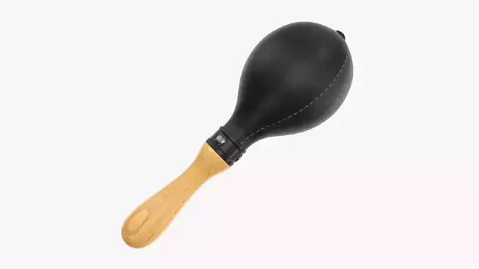 Maracas 04 leather 3D model