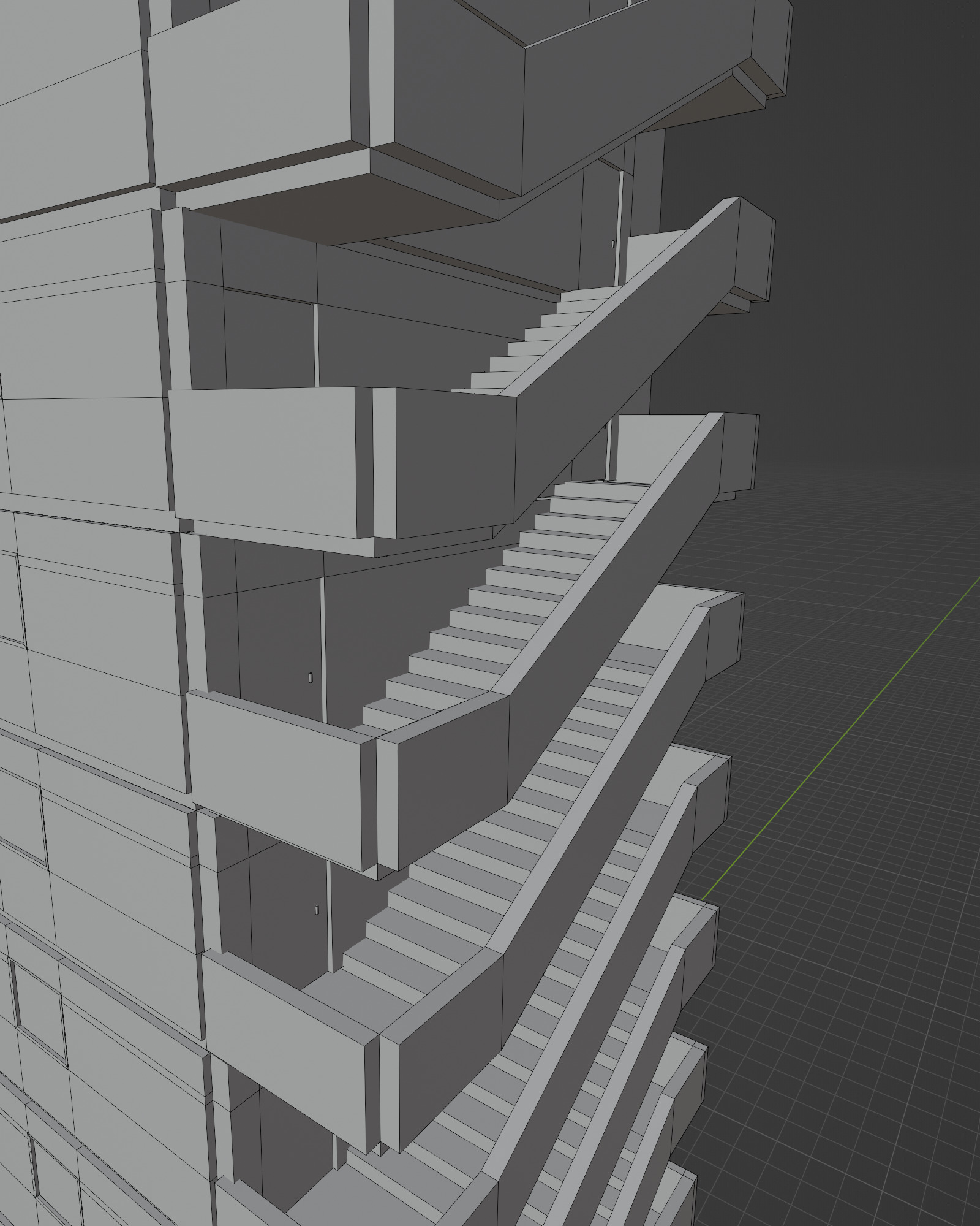 Tokyo Building Low-poly 3D model_3