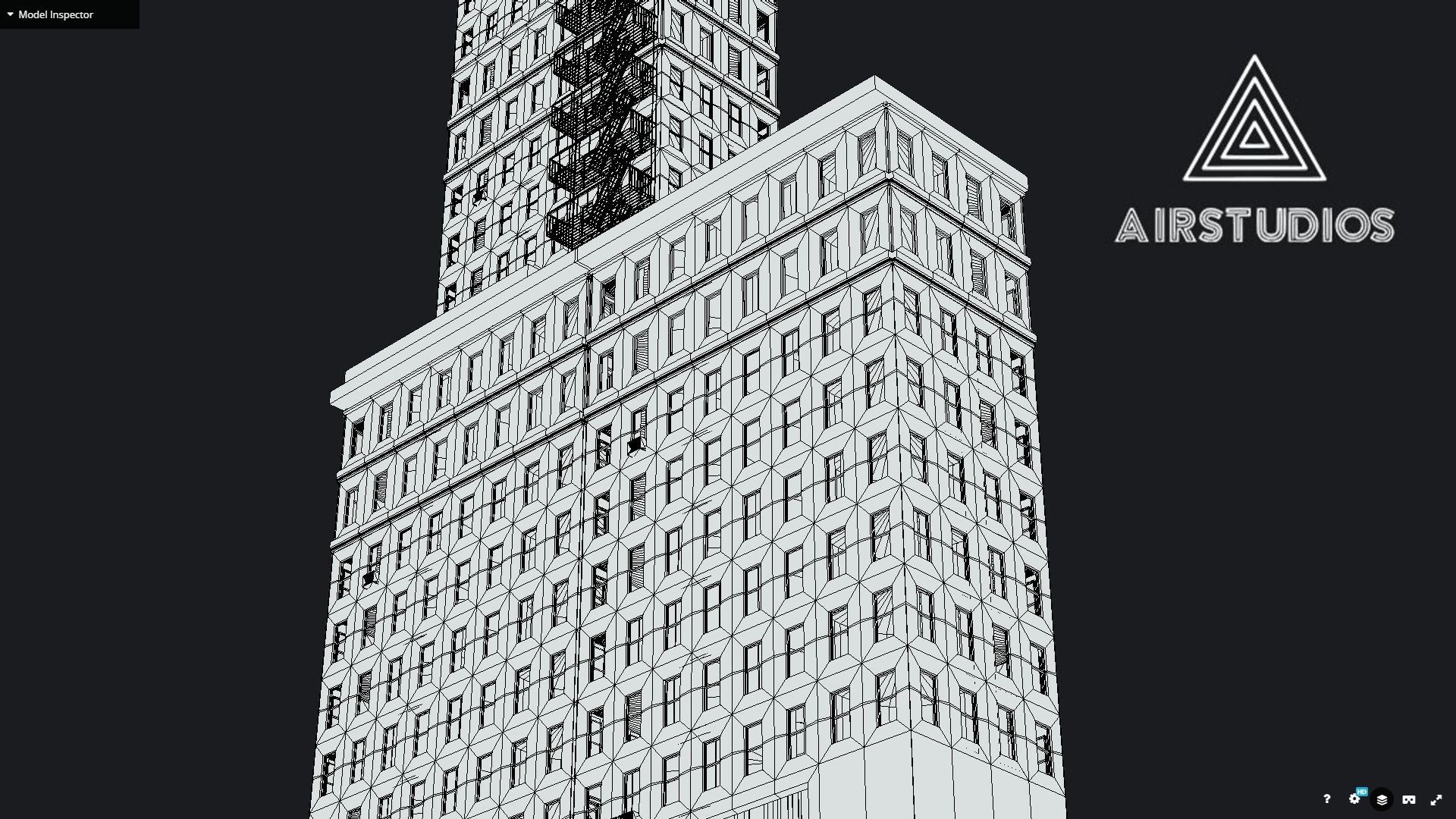 Low Poly - New York Building 3D model_15