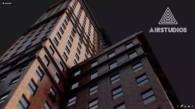 Low Poly - New York Building 3D model